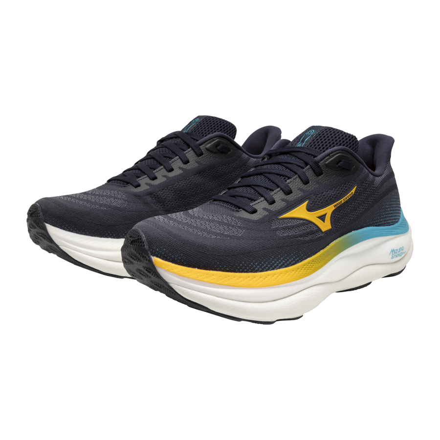 Mizuno WAVE SKY 9 Baritone Blue/Citrus/Capri Breeze